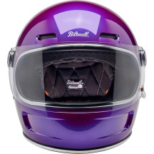 Casco Gringo SV — Talla L, morado metalizado brillo